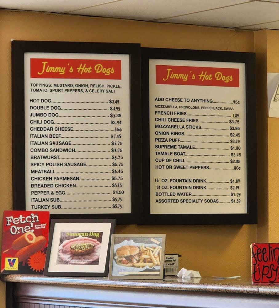 Jimmy's Hot Dogs Menu image 4